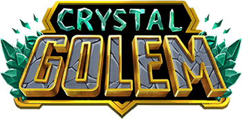 Crystal Golem slot logo